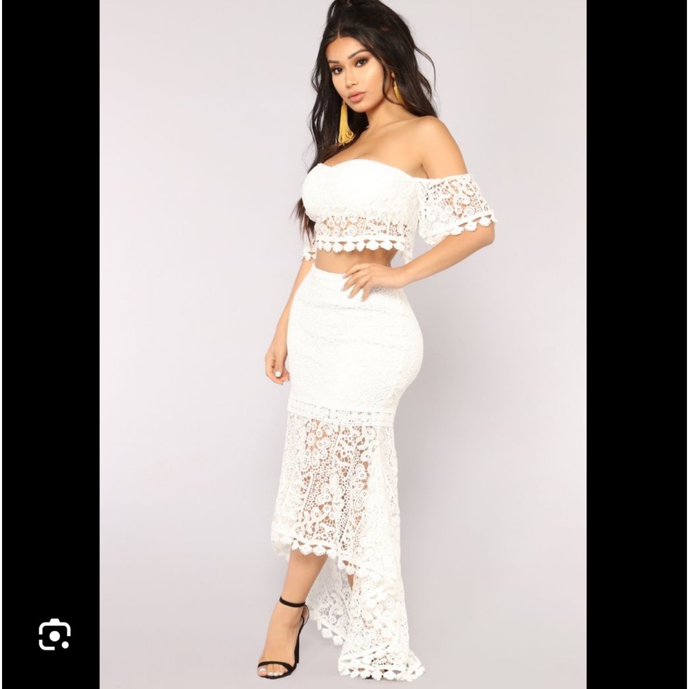 Smitten crochet set-fashion nova